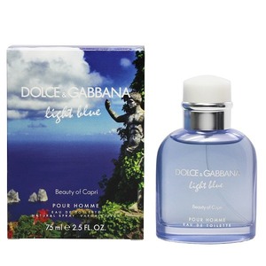 ドルチェ＆ガッバーナ ライトブルー ビューティー オブ カプリ プールオム EDT・SP 75ml 香水 フレグランス DOLCE＆GABBANA 新品 未使用