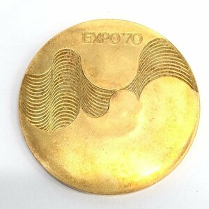K18　EXPO70　日本万国博覧会記念　金メダル　750刻印　総重量13.4g【CDAL7067】