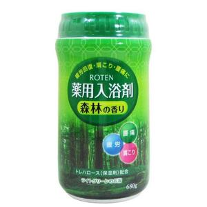 薬用入浴剤 日本製 露天/ROTEN 森林の香り 680gｘ６個セット/卸