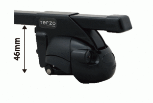 グランドエスクード TX92W（ルーフレール付車）TERZO ルーフキャリア フット＋バーのセット