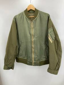 ★ NIGEL CABOURN ナイジェルケーボン MA-1 8045-00-30002 MODIFIED JACKET フライトジャケット 日本製 サイズF カーキ 通年