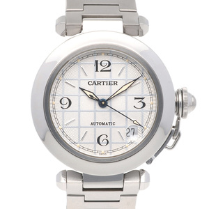 カルティエ パシャC 腕時計 時計 ステンレススチール 2324 自動巻き ユニセックス 1年保証 CARTIER 中古 美品