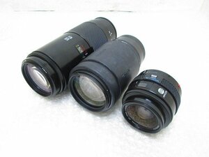 PK16517U★TAMRON 他★レンズ★3点まとめて★70-300mm 1:4-5.6 他★