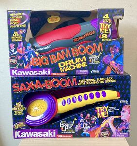 レア Kawasaki SAX-A-BOOM Vintage & BIG BAM BOOM 2つセット JACK BLACK THE ROOTS 電子玩具 楽器 ジャック・ブラック ザ・ルーツ