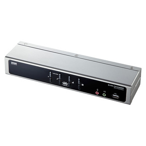 デュアルリンクDVI対応パソコン自動切替器（4：1） USB2.0ハブ搭載 ハイエンドDVIKVM サンワサプライ SW-KVM4HDCN 送料無料 新品