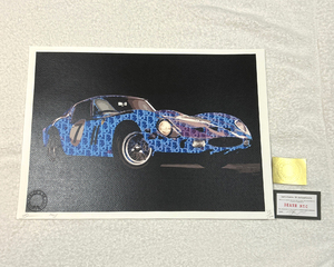 DEATH NYC フェラーリ250GTO Ferrari ディオール DIOR 名車 Dismaland 世界限定100枚 ポップアート アートポスター 現代アート KAWS Banksy