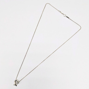 【11646】Tiffany&Co. ティファニー 925刻印 シルバー製 ネックレス ラビングハート チェーン約51cm 約3g Silver SV レディース アクセ