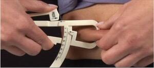  [体脂肪 厚メジャー定規]計測ダイエット 体重 物差しmetabolicメタボfat 腹abdomen厚みmesure減量 肥満 太り過ぎ 健康管理
