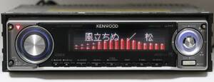 KENWOOD U717 MP3/WMA/AAC/漢字対応 CD/USBデッキ EQ/スペアナ 中古