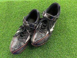 4*1363 中古 陸上スパイク《MIZUNO》CITIUS SPRINT〈25cm〉カラー：黒 短距離用《店頭引取OK!!札幌 美しが丘》