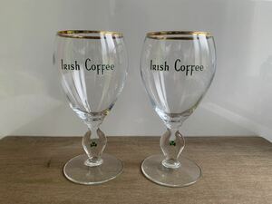 IRISH COFFEE アイリッシュコーヒー ヴィンテージ グラス 2点セット ⑤