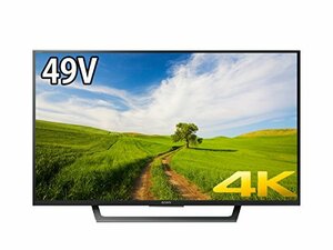 ソニー 49V型 液晶 テレビ ブラビア KJ-49X7000D 4K Android TV 外付けHDD(中古品)