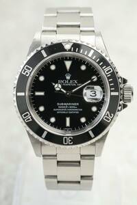 ◆ロレックス ROLEX◆サブマリーナ16610 A番◆黒文字盤 submariner