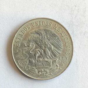 メキシコ　1968 オリンピック 25ペソ銀貨　no.17