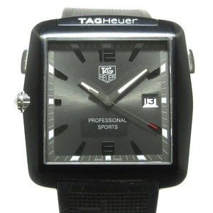 TAG Heuer(タグホイヤー) 腕時計 プロフェッショナル スポーツ WAE1113/WAE1113.FT6004 メンズ ラバーベルト ダークグレー