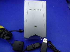 USBスイッチ付き配線　 ETC 軽登録（車バイク仕様時ゲート軽二表示）モバイルバッテリーでも駆動　、フルノ