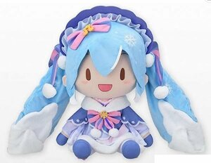 完全受注生産 新品未開封 セガ 初音ミク 雪ミク 2023 ふわぷち どでかジャンボふわふわぬいぐるみ 国内正規品 SNOW Hatsune Miku rag doll