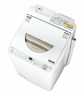 【中古】 シャープ タテ型洗濯乾燥機 ステンレス穴なし槽 5kg ゴールド系 ES-TX5B-N