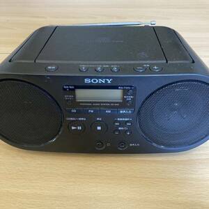 西542 SONY ソニー CDラジオ ZS-S40 パーソナルオーディオシステム ブラック オーディオ機器