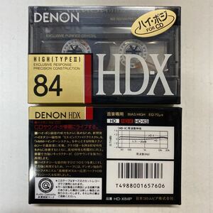 DENON カセットテープ ハイポジション HD-X 84 年代物　希少