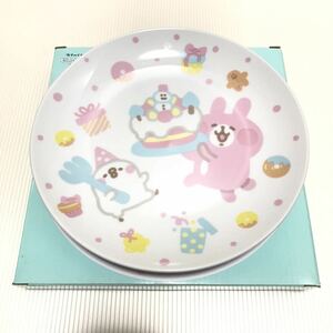 【未使用】 希少 可愛い mister donut カナヘイの小動物 ピスケ うさぎ コラボ プレート ミスタードーナツ ミスド 食器 皿 ※初期傷有