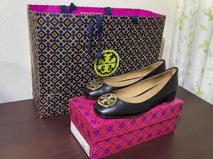 TORY BURCH トリーバーチ ロゴメタル ・ヒール パンプス ・サイズ26cm・レディース・中古・箱根付き