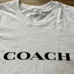 【美品】COACH　Tシャツ　定番　レディース　メンズ　ロゴ　コーチ　カットソー