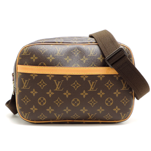 ［飯能本店］LOUIS VUITTON LV ルイ・ヴィトン リポーター PM M45252 (廃番) ショルダーバッグ モノグラム エベヌ (ブラウン系) DH81010