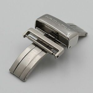 1円 ハミルトン 純正Dバックル シルバーカラー 18ｍｍ メンズ腕時計 KMR 2000000 NSK