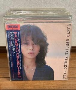 1円スタート!! 昭和レトロ LP レコード まとめて 40枚セット 帯付 シティポップ アイドル ロック アニメ シンセ 笠井紀美子 杏里 安全地帯