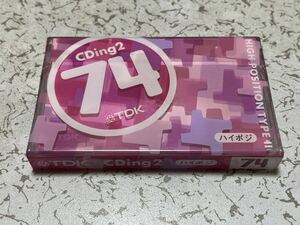 未使用品 TDK CDing 2 カセットテープ 74分 ハイポジ 未開封品 新品 