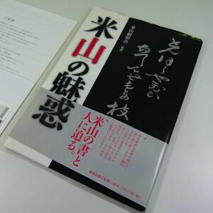 [IM] 米山の魅惑　米山顕彰会監修　初版　三輪田米山　清流出版　書家　書道　書籍　Beizan