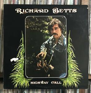 Richard Betts / Hihgway Call USオリジナル盤　ディッキー・ベッツ　Allman Brothers Band 