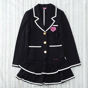 △送料込△★極美品★アースマジック＊ジャケット/スカート上下セット＊卒服＊150㎝