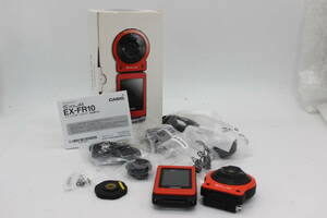 【返品保証】 【元箱付き】カシオ Casio Exilim EX-FR10CT オレンジ 付属品多数 コンパクトデジタルカメラ v925