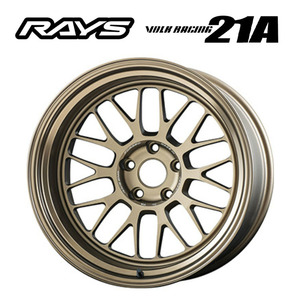 送料無料 レイズ VOLK RACING 21A 10J-18 +15 5H-114.3 (18インチ) 5H114.3 10J+15【4本セット 新品】