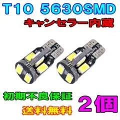 爆光 T10 10SMD LED ルームランプ ナンバー灯 ポジション球 2個d