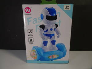 ★未使用 HONGJIE ファッション ロボット 音を出しながら光って動く 玩具 キッズ おもちゃ 同梱可能
