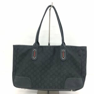 GUCCI グッチ トートバッグ GG 黒 シェリーライン 【CDAY6053】