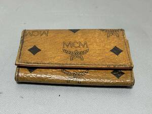 d0730◆現状品◆MCM　ヴィセトス　レザー　キーケース