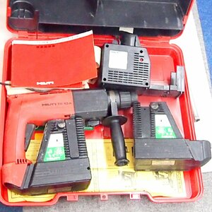 ジャンク品 HILTI TE10A バッテリーハンマードリル BP10 バッテリーパック CU10 充電ユニット