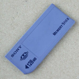 送料無料 SONY ソニー 純正 MEMORY STICK メモリースティック 128MB MSA-128A 日本製 MADE IN JAPAN 即決！