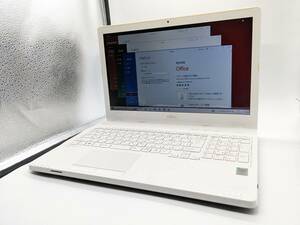 送料無料【最上級クアッドコアi7+高速SSD512GB】AH53/U Corei7-4722HQ/メモリ8GB/Win10/Office/カメラ/Blu-ray/Bluetooth