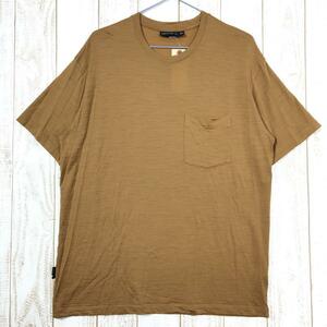 MENs M アイスブレーカー ネイチャー ダイド ショートスリーブ ポケット クルー NATURE DYED SS POCKET CREWE メリ