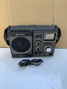 National Panasonic クーガー RF-1188 SW1～SW4/MW/ FM/AM/ 6BAND RECEIVER ラジオ 受信確認済/ジャンク品