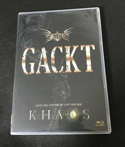 GACKT　KHAOS -GACKT 20th ANNIVERSARY LIVE TOUR 2020 Blu-ray　送料無料