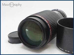 ★良品★ CANON キヤノン NEW FD 80-200mm F4 L ★完動品★同梱可 後キャップ、フード付 #i5164