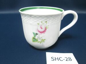 SHC-28【難あり/現状渡し】ヘレンドHEREND■マグカップ ウイーンのバラ■ハンガリー/薔薇/コーヒーカップ