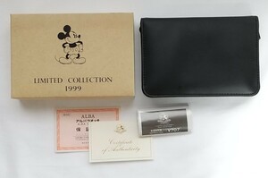 【空き箱・ケース】ミッキーマウス　1999年リミテッド コレクション　1999LIMITED COLLECTION アルバ 空き箱 ケース 腕時計用 