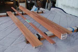 花梨カリン 角材 材木　4本で20500円　新品　20年以上乾燥